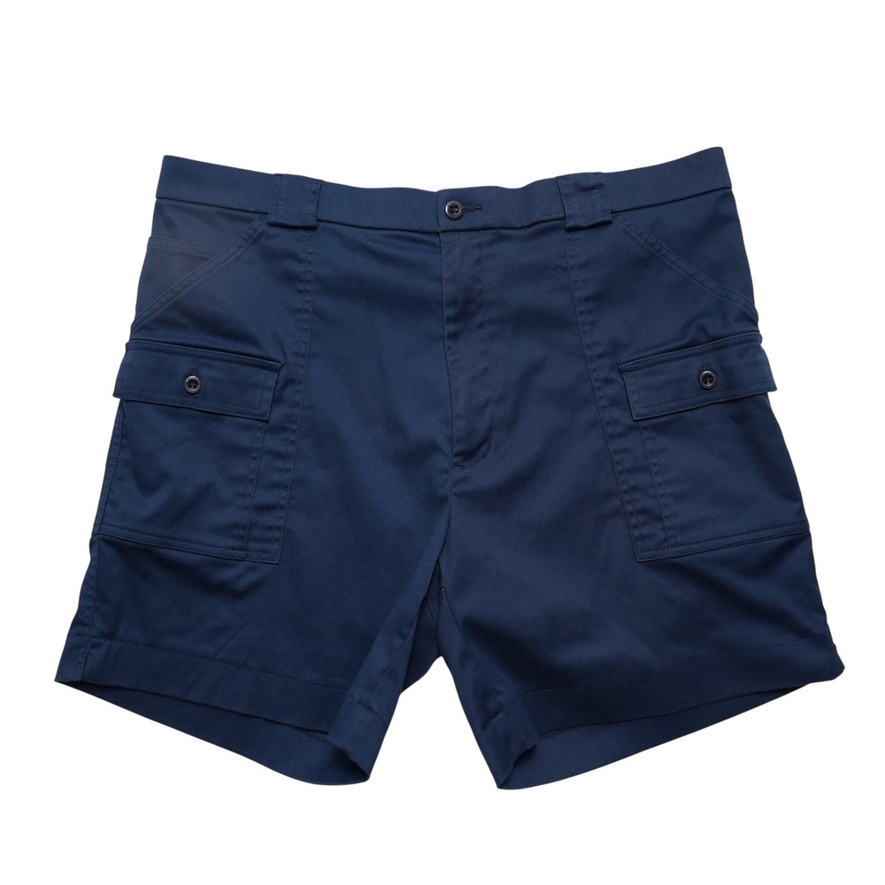Sportif Womens 40 Navy Stretch Cargo Utility Hiking Shorts 7 Pocket